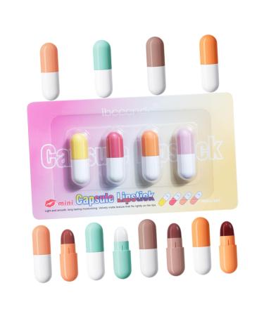 Hemoton 4 Sets Lipstick Lip Gloss Lipgloss Korean Lip Tint Lip Balm Matte Lip Plumper Korean Makeup Lip Plumper Gloss Lip Stick Wax