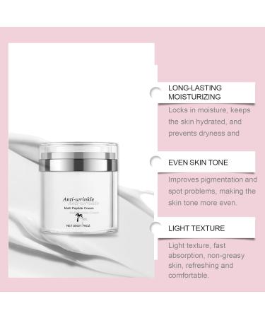Copper Peptide Face Cream with GHK-Cu & Shea Butter - Anti-Aging Moisturizer with Hyaluronic Acid & Coconut Oil for All Skin Types Wrinkle Cream for Firming & Hydration 50g / 1.76oz - Buy Online on GoSupps.com