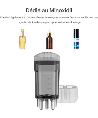 Applicateur d'Huile Capillaire | Peigne Massant Distribuant l'Huile Portable - Soins Personnels L ger pour Toute la Famille Jeunes Femmes Hommes Adolescents Noir - Buy Online on GoSupps.com