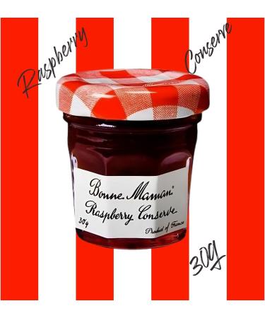 Bonne Maman Jam Pick N Mix - Choose From 4 Flavours | Strawberry-Conserve Apricot-Conserve Raspberry-Conserve Bitter Orange Marmalade 30g - Pack of 40 (10 of Each) - Buy Online on GoSupps.com