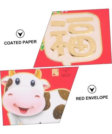 COHEALI 60pcs 2021 New Year Red Envelope Rat Year Hong Bao 2021 New Year Spring Festival Gift Bag Chinese New Year Money Hongbao Wedding Lunar New Year Envelopes Lucky Gift Card Child - Buy Online on GoSupps.com