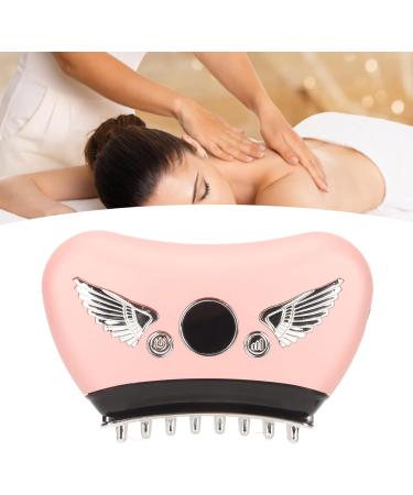 Electric Gua Sha Massager - 16 Vibration Levels Hot Compress Skin Scraper & Massage Brush - Pink | International Shipping Available - Buy Online on GoSupps.com
