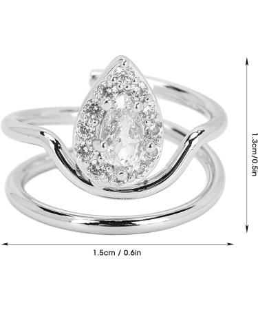 Women Fingernail Rings Women Finger Nail Cover Rings Index Finger Nail Rings Beautiful Fingernails Rings Finger Tip Nail Cover Rings Nail Art Decoration Ornament Jewelry Gift for Women(3054 Platinum) - Buy Online on GoSupps.com