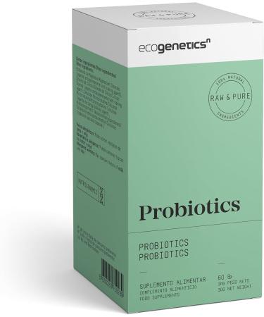 Ecogenetics Probiotics - Natural Probiotics & Prebiotics 60 Capsules | 14 Tribes 100 Billion CFU | Supports Gastrointestinal Health - Buy Online on GoSupps.com