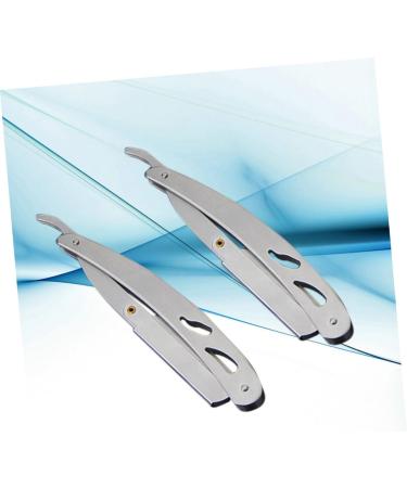 Shop Cabilock Father's Day Gifts: 6-Piece Stainless Steel Razor Holder Set for Men - Vintage Folding Razor Holder - Buy Online on GoSupps.com