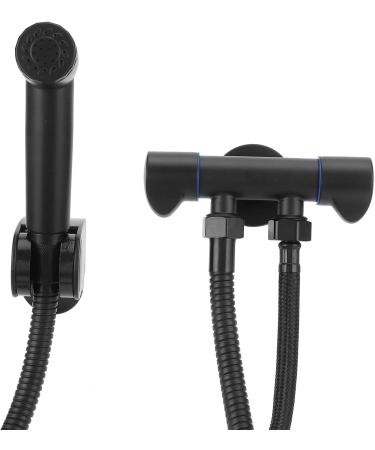 Bidet Spray Head G1/2 - High Pressure Handheld Bidet Sprayer Set | Black Bathroom Accessories - Buy Online on GoSupps.com