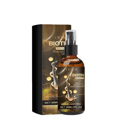 Hair Growth Spray Hair Growth Oil with Biotin Hair Thickening Spray Nourishes Hair & Scalp Anti Hair Loss Serum for Thicker Longer & Stronger Hair 30ML