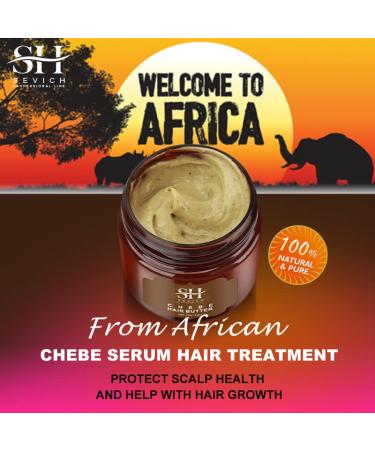 Sevich Naturals Chebe Powder Hair Treatment Mask - Leave-in Conditioner for Dry, Damaged Hair - Men & Women - 100g - Buy Online on GoSupps.com