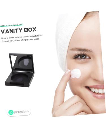 DOITOOL 8 Pcs Blush Box Eyeshadow Box Eyeshadow Supplies Makeup Pallet Empty Highlighter Case Plastic 5x5cmx2pcs Blackx2pcs - Buy Online on GoSupps.com