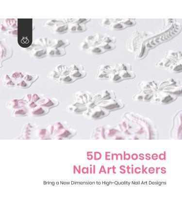 Buy Beetles 5D Nail Art Stickers & Gel Top Coat - Elegant Flower Designs for Gorgeous Manicures | International Shipping - Buy Online on GoSupps.com