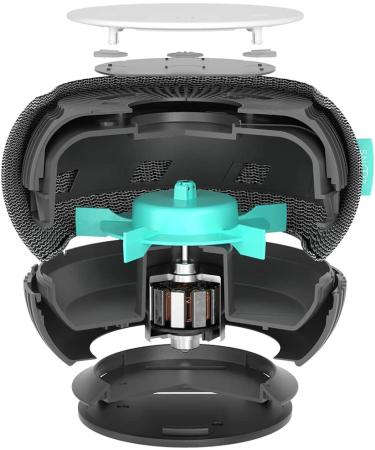 SNOOZ Smart White Noise Machine - Real Fan Inside, White Noise Sounds, App Control, Sleep Timer & Night Light - Buy Online on GoSupps.com