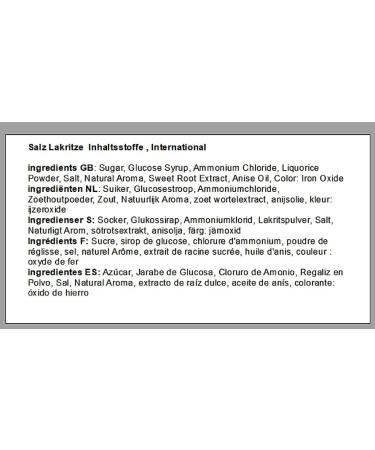 Liquorice and salt candies 500 gr. - Buy Online on GoSupps.com