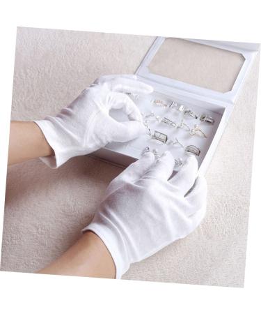 GLEAVI Hair Dye Gloves 24 Pairs Dry Hands Gloves Hand Moisturizer Gloves Dustproof Gloves Warm Gloves Cosmetic Moisturizing Gloves Work Jersey White Labor Protection Cotton - Buy Online on GoSupps.com