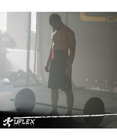 UFlex Athletics Adjustable Lumbar Back Support Brace Medium Waist Trainer Belt for Workout Sports & Posture Correction Breathable Pain Relief Gel Mesh Pads - Buy Online on GoSupps.com