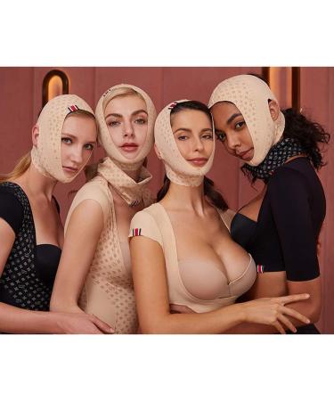 V-Face Sleeve: Firming & Shaping Facial Slimming Strap for Women - Double Layer Head Lifting & Anti-Sagging - Buy Online on GoSupps.com