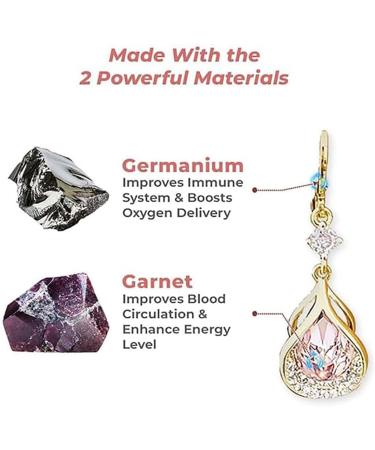 Shop Tiffany Earrings with Magnetic Field Therapy | Boost Lymphatic Drainage & Wellness - Buy Online on GoSupps.com