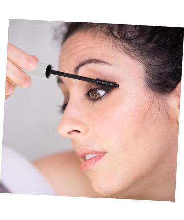 PLAFOPE 10pcs Eyelash Tube Eyelash Mascara Eyelash Brush Tubes Clear Mascara Tube Cosmetic White Plastic - Buy Online on GoSupps.com