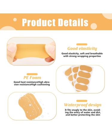 Waterproof Moleskin Foot Care Patches for Chafing Pain Relief - 8 Sheets - Buy Online on GoSupps.com