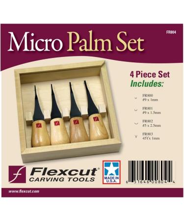 Flexcut Micro-Palm Set - Precision Carving Tools for Fine Detail Work - Buy Online on GoSupps.com