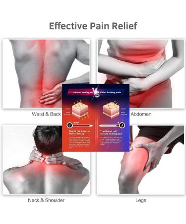 Fern Infrared Heating Pillows | Natural Jade & Tourmanium Heat Mats for Pain Relief | 190x80cm Size Color D - Buy Online on GoSupps.com