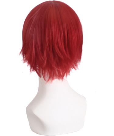 MapofBeauty 12 / 30cm Red Short Wig - Cosplay & Role Play Hairpiece - Buy Online on GoSupps.com