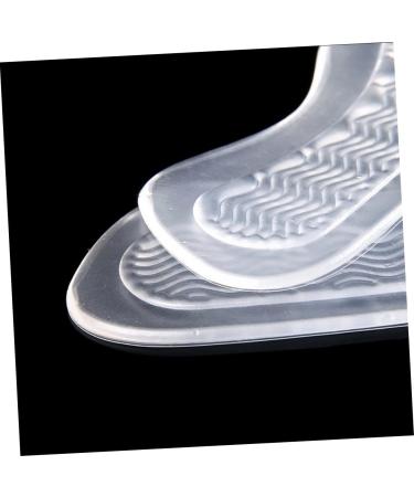 FOMIYES Heel Inserts Insoles - 3 Pairs Silicone Shoe Inserts for Comfort & Support - Transparent Back Insoles - Buy Online on GoSupps.com