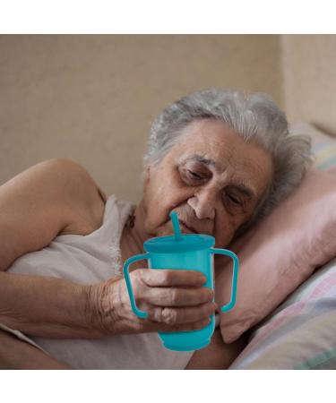 FOUNCY Sip Cups for Adults - Spill Resistant Drinking Cup | Easy to Grasp Dishwasher Safe Sippy Cup for Disabled Hospital Patients Convalescent Liquid Feeding Elderly - Buy Online on GoSupps.com