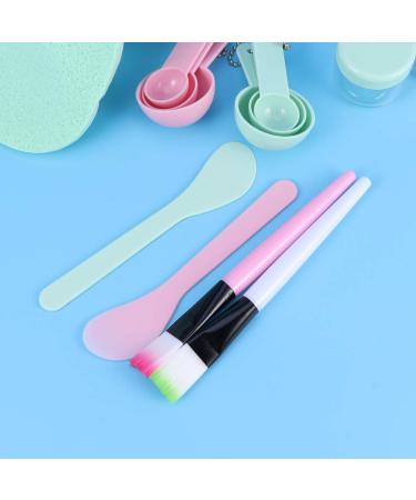Beaupretty Facial Mask Bowl Set Silicone Facial Mask Brush Applicator Spoon Spatula with Facial Sponge for Women 2set(Pink Green) - Buy Online on GoSupps.com
