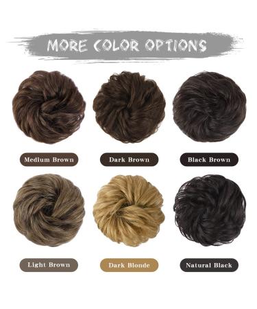 100% Human Hair Messy Bun Extension - Natural Black Chignon for Women & Kids - Buy Online on GoSupps.com