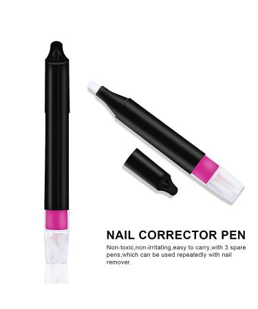 NMKL38 5Pcs Gel Nail Polish Corrector Pen - Nail Edge Cleaning & Makeup Remover - Buy Online on GoSupps.com
