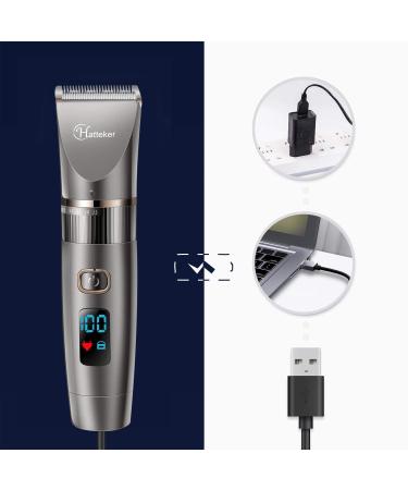 Hatteker Professional Hair Clipper Cordless Trimmer Kit for Men - 14 Piece Set - Buy Online on GoSupps.com