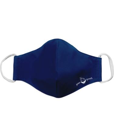 Buy Reusable Navy Face Mask for Adults - Large Size | Eco-Friendly & Comfortable - International Shipping Available - Buy Online on GoSupps.com