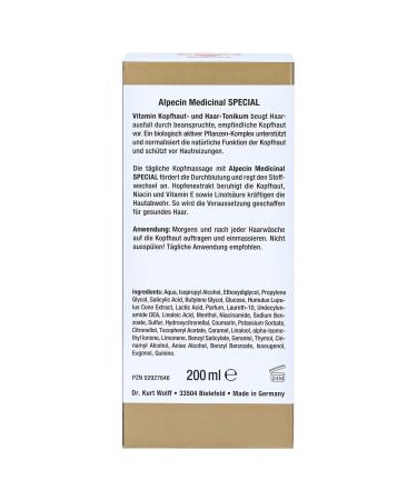 Buy Alpecin Medicinal Vitamin Scalp & Hair Tonic 200 ml - Promote Healthy Hair Growth & Scalp Care Worldwide - Buy Online on GoSupps.com
