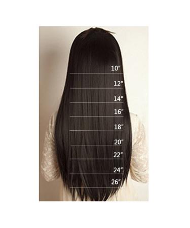 Dark Red 26 Full Head Hair Extensions - 8pcs Clip-in Hairpiece for Women - Buy Online on GoSupps.com