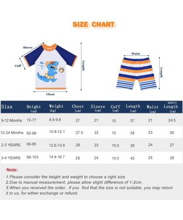 Buy AMZTM Baby Boys UV Protection Dinosaur Swim Set | White Swim Shorts & Swimwear for Kids - International Shipping Available - Buy Online on GoSupps.com