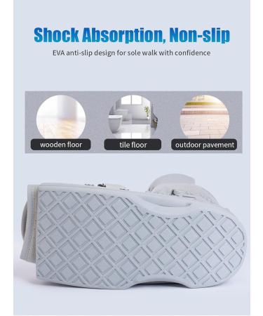 Medical Inflatable Hiking Shoe Walker Boot Air Walker Orthesis for Ankle Pain Stress Fractures & Achilles Tendon Relief - Buy Online on GoSupps.com