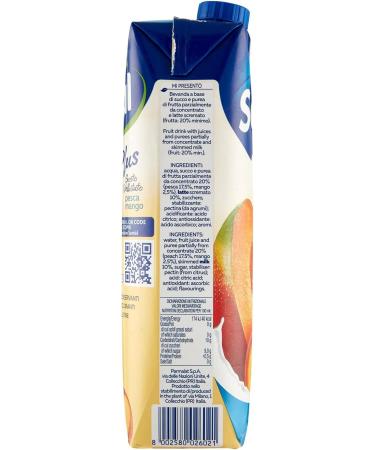  Santal Santal - More Analcolic Drink Peach and Mango - 12 pieces of 1 L 12 L  - Buy Online on GoSupps.com