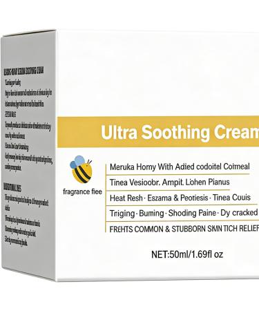  Fusruom Soothing Moisturizing Cream - Natural Body Moisturizing Balm 50ml Anti-Itch Care - for Dry Skin Redness and Itching Soothing and Nourishing and - Buy Online on GoSupps.com