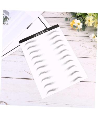 Beavorty 6 Sheets Eyebrow Tattoos Makeup Brow Sticker Brow Tatoo Eyebrow Sticker Makeup Tools 3d Disposable - Buy Online on GoSupps.com