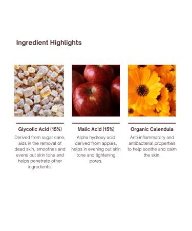 AHA Apple Exfoliating Serum (15%) 1 Oz - Buy Online on GoSupps.com
