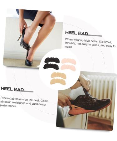 FOMIYES Heel Pads - 3 Pairs Anti-Slip Wear Pads for Shoes | Assorted Colors | Outdoor Heel Protectors | 10x3.5x0.3cm - Ship Worldwide - Buy Online on GoSupps.com