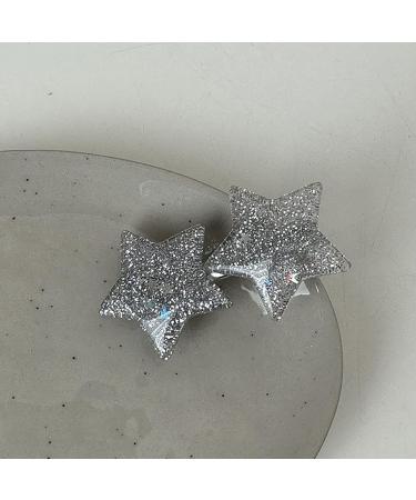 XIAHIOPT Sequins Star Claw Clip for Women Cool Girl Hair UpdoHair Styling Accessory for Thin Hair French Jaw Clip Black Star Grab - Buy Online on GoSupps.com