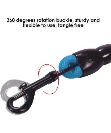 Premium Multi-Dog Leash for 1-4 Dogs | Faith-Free Chain Lead for Walking & Jogging | Perfect for Medium & Small Pets - Blue - Buy Online on GoSupps.com