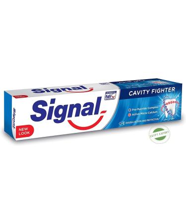 2 Box Signal Anti-Caries Toothpaste - Cavity Fighter with Active Micro Calcium & Pro Fluoride Complex (4.23 oz Each) | Best Cavity Protection & Fortification - Buy Online on GoSupps.com
