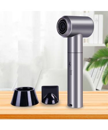 Cordless Travel Hair Dryer Rechargeable Lightweight Hair Dryer Portable Hair Dryer 12 Mode Cold Hot Air Setting Blow Dryer for Painting Women Kids Outdoor Camping Beaches