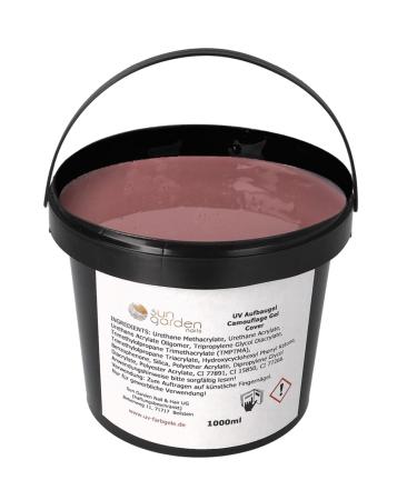 UV Cover Gel 1000ml | Builder Gel for Nail Art | 1L Nude Gel for Gel Nails & Nail Modeling - Buy Online on GoSupps.com