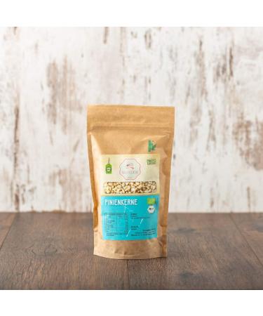 s ssundclever.de Bio pine nuts |Raw food |1 kg |Premium quality |High quality natural product |100% natural and untreated |Plastic-free and ecological and sustainable packed 1000.0 gram