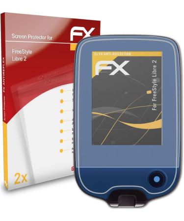 atFoliX Screen Protector for FreeStyle Libre 2 - Anti-Reflective & Shock-Absorbing FX Protector (2 Pack) | International Shipping Available - Buy Online on GoSupps.com