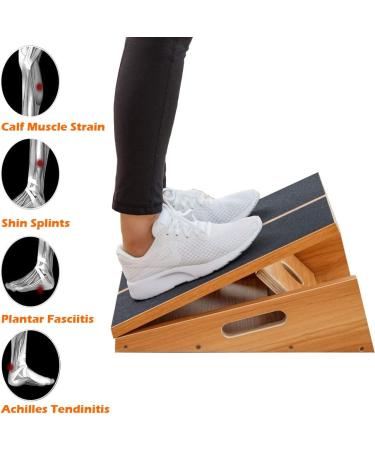 Professional Slant Board Calf Stretcher Slant Board  5 Positions Adjustable Slant Board for Calf Stretching Incline Board - Buy Online on GoSupps.com