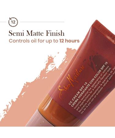 SheaMoisture CC Cream SPF 15 - Prime, Correct, Moisturize, Brighten, and Protect (Light) - Buy Online on GoSupps.com